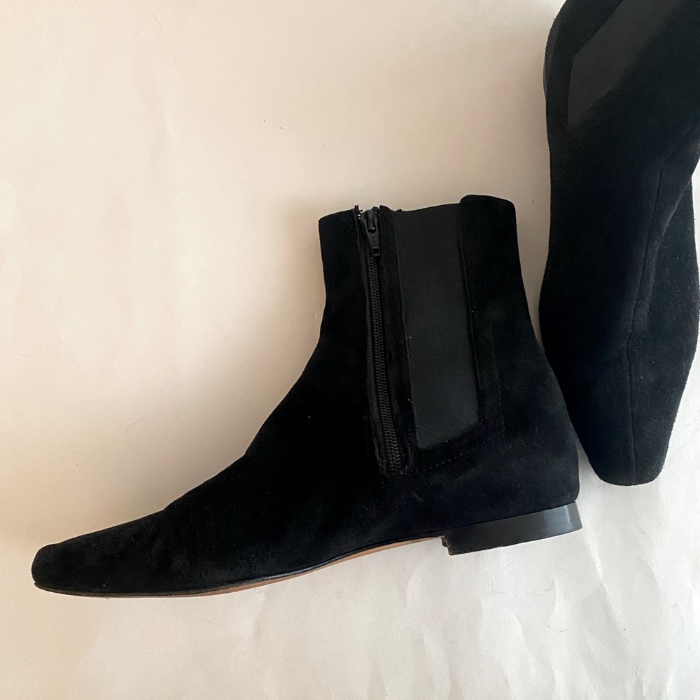 Manolo Blahnik Boots Suede Chelsea - Picture 2 of 5
